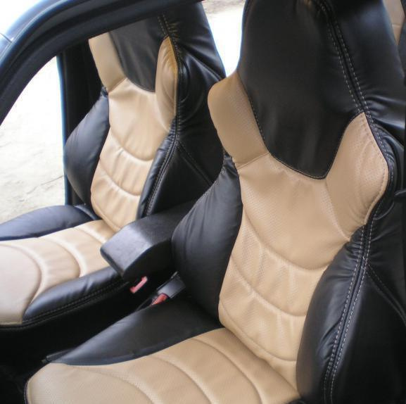 Чехлы универсальные Dinas recaro №3, экокожа Динас