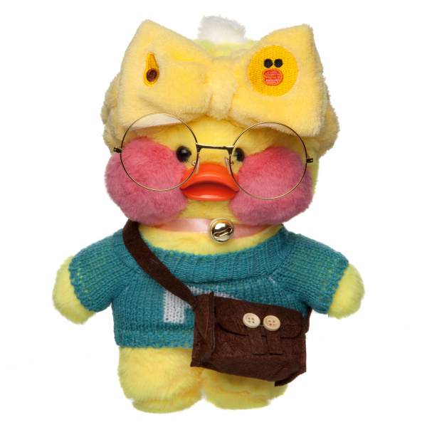Мягкая игрушка Желтая Уточка Лалафанфан ( Уточка Lalafanfan duck ) Утка ...