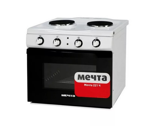 Плита электрическая двухкомфорочная с жарочным шкафом МЕЧТА-221ч ...