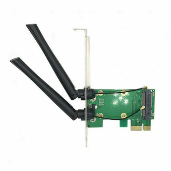 Беспроводная карта WiFi Mini PCI-E Express для адаптера с 2 антеннами ...
