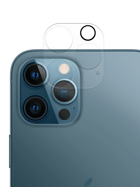 Стекло на камеру для Apple iPhone 12 Pro (Эпл Айфон 12 Про), прозрачное ...