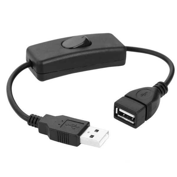 USB ON OFF Switch Cable USB 2.0 Male to Female Удлинительный кабель ...