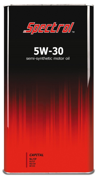 Spectrol Cap Масло моторное Spectrol Капитал 5W-30 Полусинтетическое - купить в ...