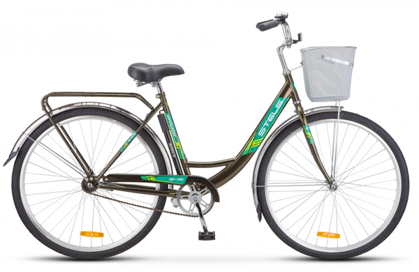 Велосипед Navigator-345 28",20" Серо-зеленый, корзина - купить по ...