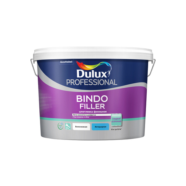 Шпатлевка для стен и потолков Dulux Professional Bindo Filler финишная ...