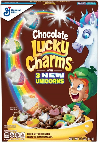 Готовый завтрак Lucky Charms Choco / Лаки Шармс Чоко с маршмеллоу 311 г ...