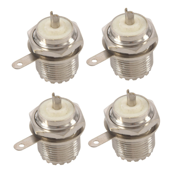 UHF Женский SO239 Массовый паяный разъем для монтажа на панели RF ...