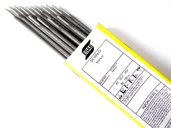 Электроды по чугуну ESAB OK 92.18 (OK Ni-Cl) диаметр 2,5мм 10шт ...
