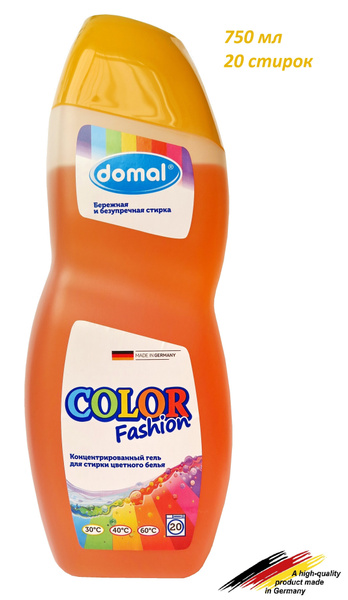 Domal ( Домаль ) Жидкое моющее средство для стирки ЦВЕТНОГО белья, 750 ...