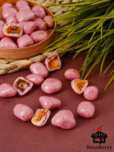 Характеристики Инжир в малиновой йогуртовой глазури 1 кг BossBerry ...
