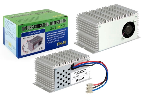 Преобразователь напряжения 24/12В, 30А ПН 30 (ВЫМПЕЛ) купить по ...