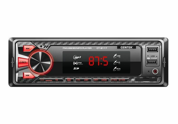 Автомагнитола Centek CT-8118 (4x50В) USB/MP3, цветной LCD, разъем ...
