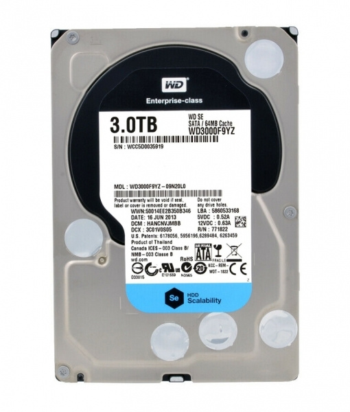3 ТБ Внутренний жесткий диск Western Digital WD3000F9YZ-09N20L0 ...