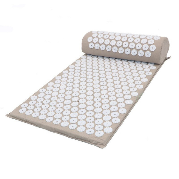 Массажный коврик акупунктурный с подушкой-валиком Acupressure Mat ...