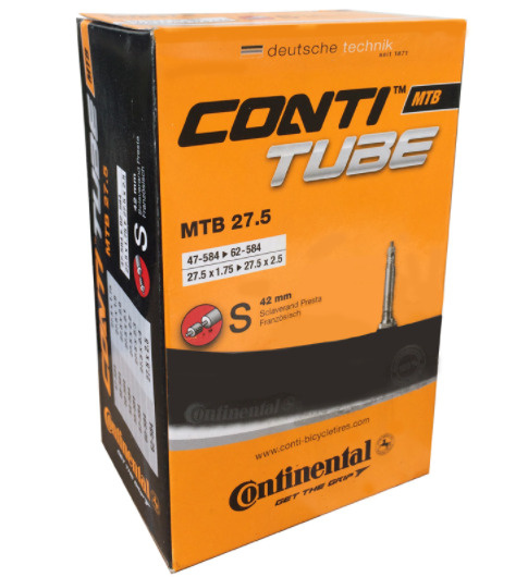 Велокамера Continental MTB 27.5 (вентиль Presta 42мм) - купить с ...