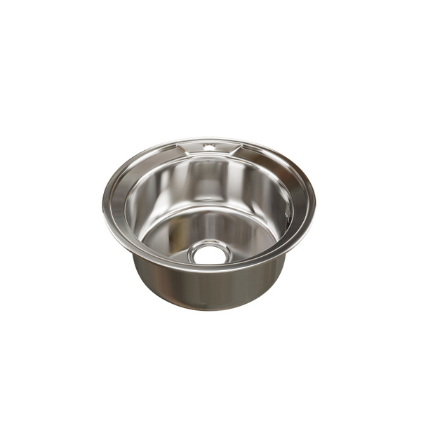 Мойка круглая d 49 (0,6) выпуск 3 1/2 MIXLINE (глуб чаши 17см) с ...