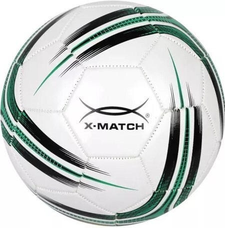 Футбольный мяч X-Match 56438, зеленый, белый купить по выгодной цене в ...