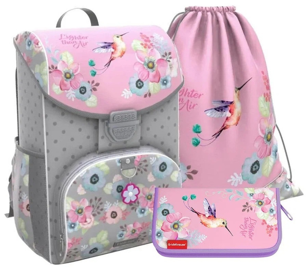 Школьный ранец Erich Krause (Эрих Краузе) ErgoLine 15L Colibri с ...