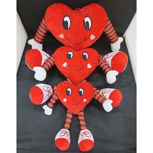 Мягкая игрушка Сердце 17см 141-649O - купить с доставкой по выгодным ...