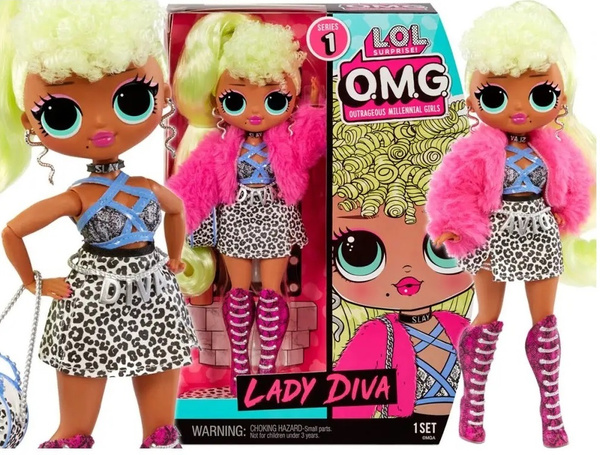 Кукла L.O.L. Surprise! LOL OMG Fashion Doll Series 1 Remake LADY DIVA ...