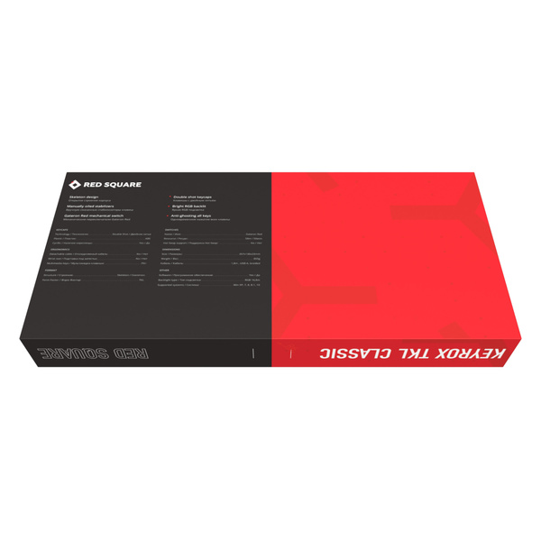 Характеристики Игровая клавиатура Red Square Keyrox TKL Black (RSQ ...