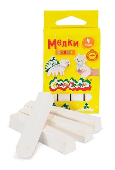 Мел белый 4шт. МБКМ04 европодвес - купить с доставкой по выгодным ценам ...