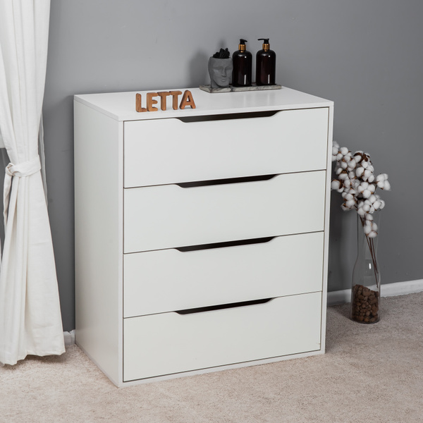 Комод Letta Letta Комод Praga 4 ящика, 80x45.4x95.6 см, 4 ящ. - купить ...