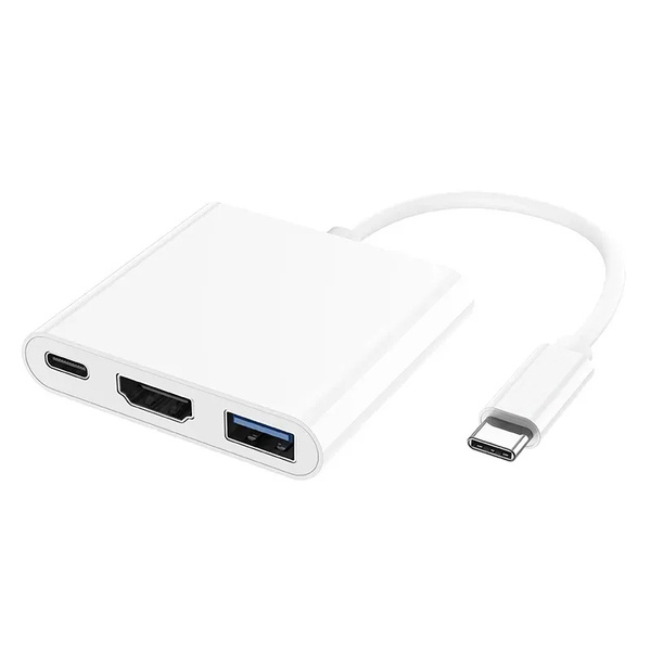 Хаб Type-C на USB 3.0, HDMI, Type-C для MacBook Pro, Air, iMac с ...