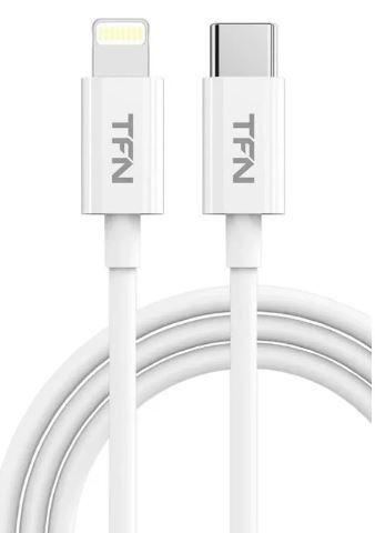 Кабель TFN USB Type-C - Lightning 1m 3A 20Вт (CLIGC1MTPEWH) - купить по ...