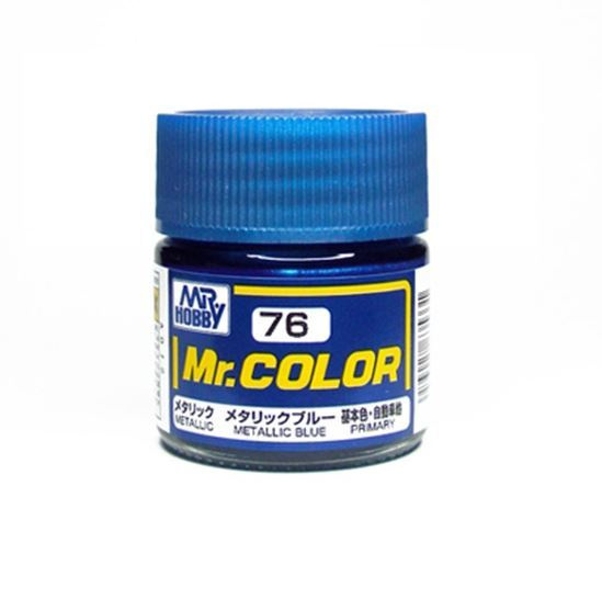 Краска MR.HOBBY METALLIC BLUE 10мл C76 металлик - купить с доставкой по ...