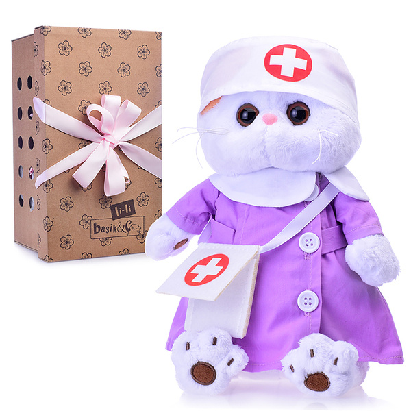 Мягкая игрушка Кошка Ли-Ли - доктор LK24-088 - купить с доставкой по ...