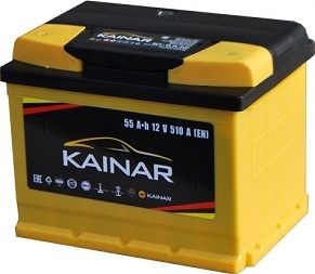 Аккумулятор автомобильный KAINAR Аккумулятор 55 А.ч Прямая полярность ...