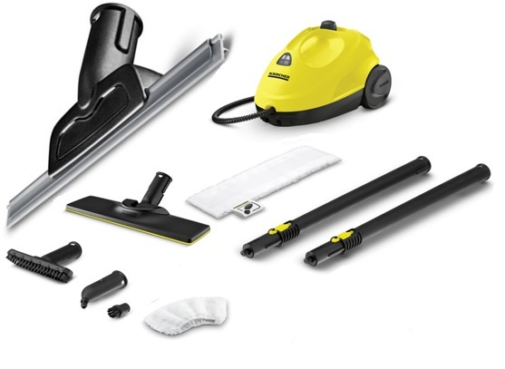 Пароочиститель Karcher SC 2 EasyFix плюс насадка для окон, желтый ...