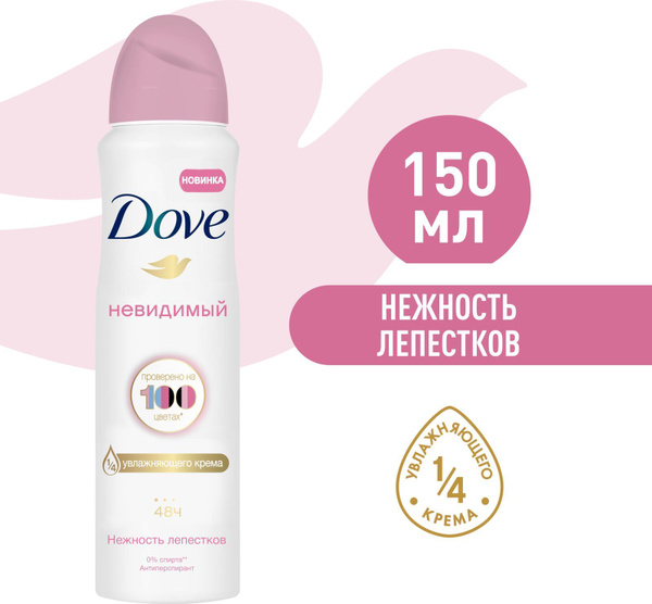 Характеристики DOVE антиперспирант-дезодорант аэрозоль Невидимый ...