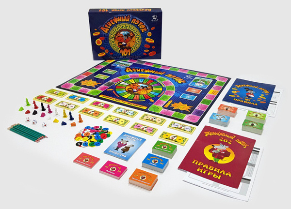 Настольная игра Денежный Поток 101+202, финансовая игра. Новое издание ...