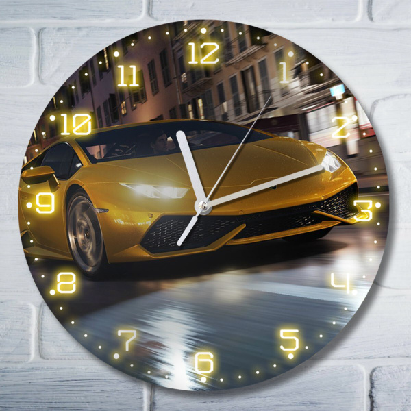 Настенные часы УФ игры Forza Horizon 2 (форза хорайзон 2, машины, гонки ...