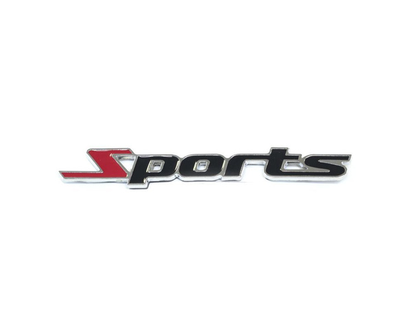 Шильдик самоклеющийся металлический, Sports - купить по выгодным ценам ...