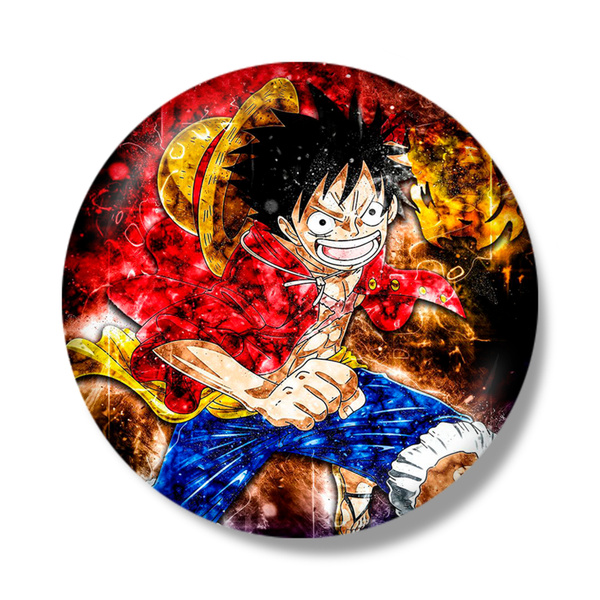 Значок из аниме "Ван Пис" / (One Piece) - Монки Д. Луффи (Мугивара ...