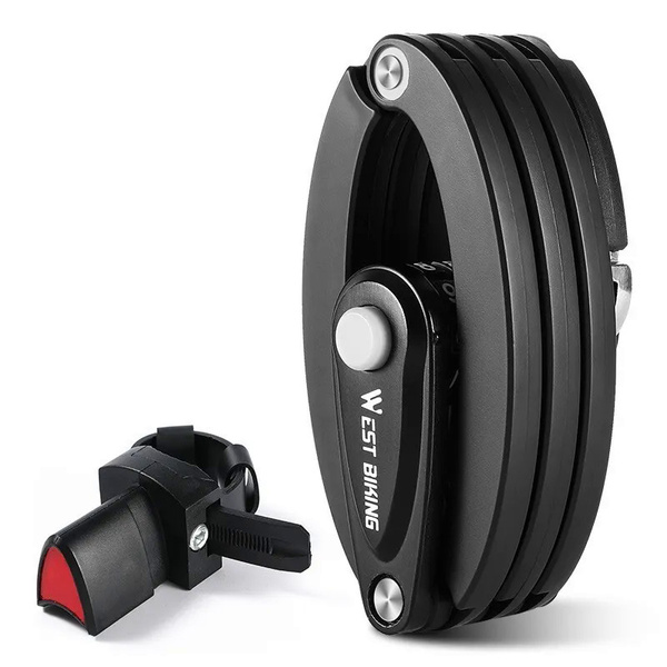 Замок велосипедный West Biking YP0705067 компактный - купить с ...