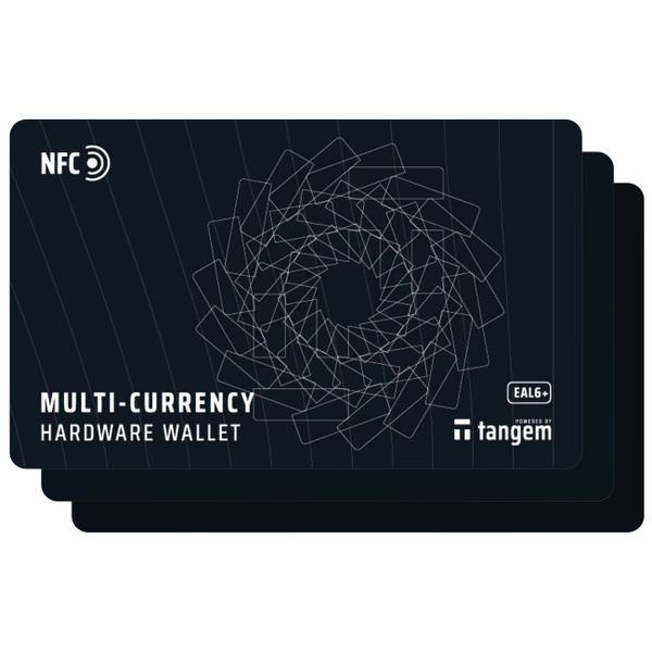 Холодный кошелек Tangem Wallet набор из 3 карт - купить с доставкой по ...
