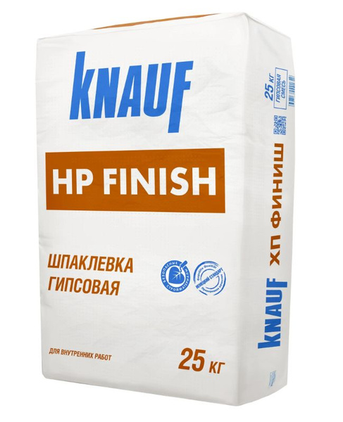 Шпаклёвка KNAUF FINISH XP гипсовая финишная, шпатлевка для стен Кнауф ...