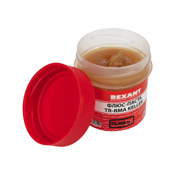 Флюс для пайки паста TR-RMA KELLER 20 мл, REXANT - купить с доставкой ...