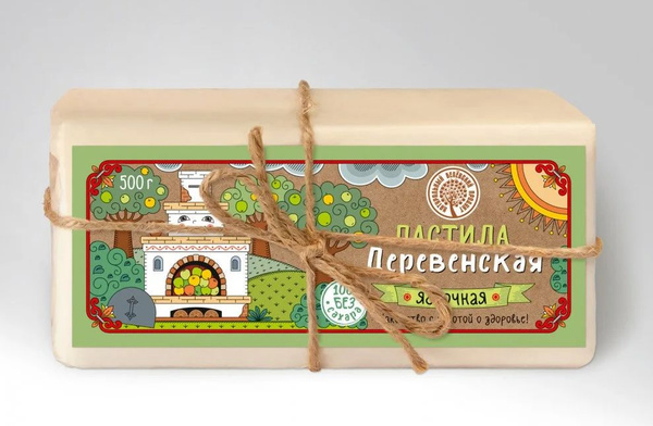Натуральный Белевский Продукт пастила Деревенская без сахара 500 гр ...