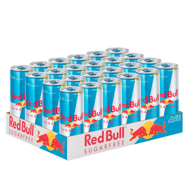 Энергетический напиток Red Bull (Ред Булл) без сахара 0,25 х 24шт ...