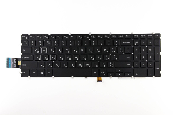 Клавиатура для ноутбука, Dell, Alienware M15 R1 M17 R1 RGB, 1 шт ...