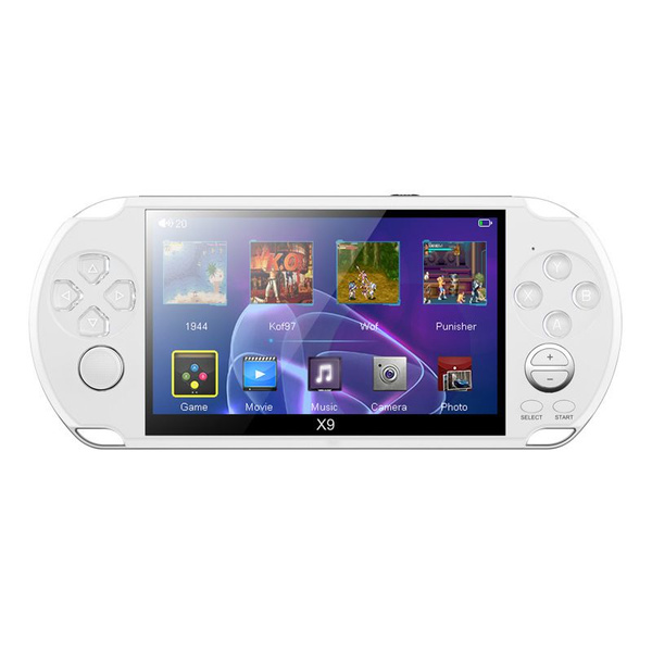 PSP X9 Портативная игровая консоль 128-битная аркада NAS с 5-дюймовым ...