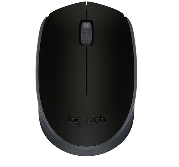 Мышь беспроводная Logitech Беспроводная офисная M171, черная ...