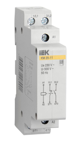 Контактор модульный КМ20-20М AC 230В 20А 2НО - купить по выгодной цене ...