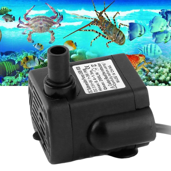 Погружной мини насос с USB / Насос-помпа для фонтанов / с регулировкой ...