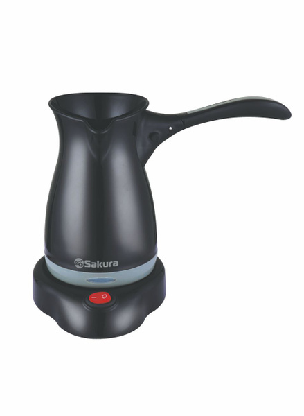 Турка для кофе электрическая Sakura SA-6111BKG (0.5) черн/сер Складная ...